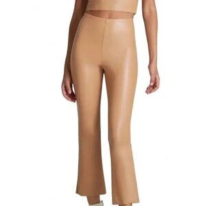 Commando NWOT Tan Faux Leather Cropped Pants